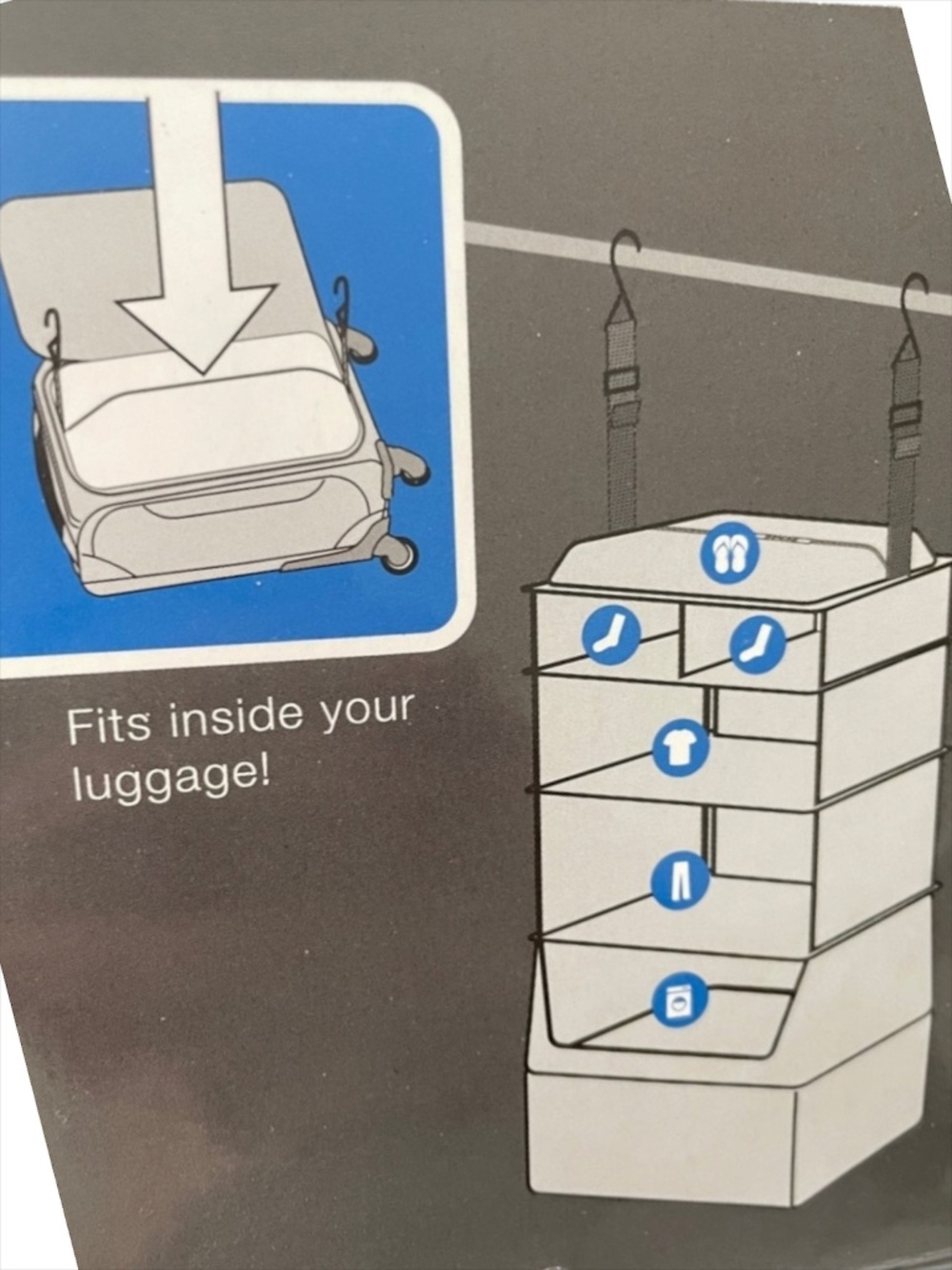 RISE Gear Riser Hanging Travel Shelves (Set of 2) - Black NWOT - Picture 15 of 15